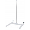 Stand -  Base with 28 x 1 in stand rod - cast zinc-aluminum epoxy coated base and 304 SS rod