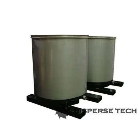 DisperseTech - S/S Portable Tank on Fork Tubes - TANK-S-F - 3