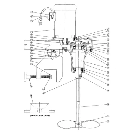 Gear Drive Mixer DWG 05-02108