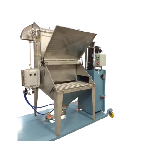 Bag Dump with Dust Collection and Compactor