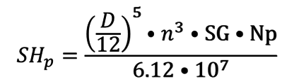 Disperser HP Equation